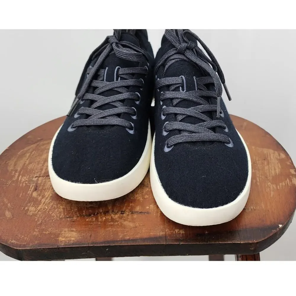Allbirds WP Wool Pipers Black‎ And White Wool Washable Sneakers Size 9